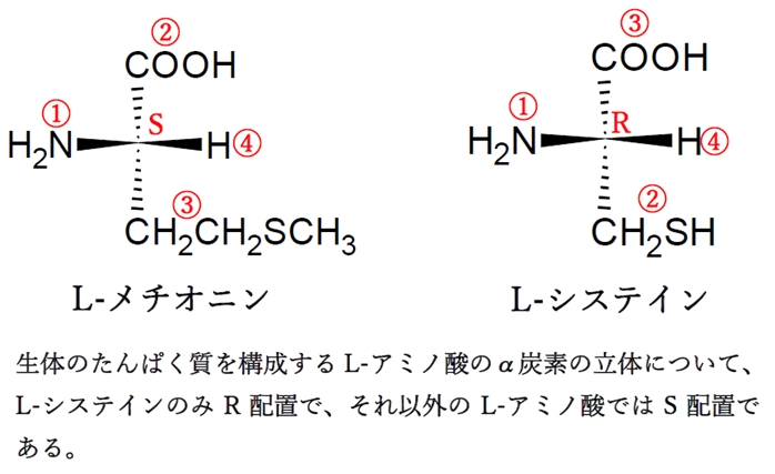 アミノ酸の立体 D体l体の表記 薬学