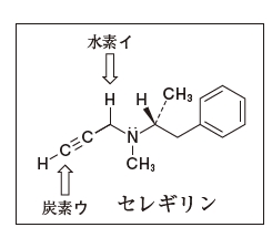 109回薬剤師国家試験問207 ドパミンのMAOBによる代謝とセレギリンによるMAOの阻害の機構