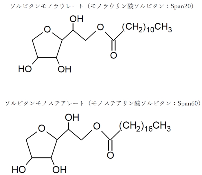 非イオン性界面活性剤の種類と例　ポリオキシエチレン