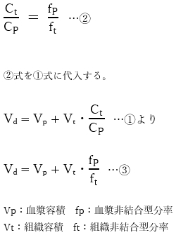 101回薬剤師国家試験問167 薬物の組織分布に関する記述のうち、正しいのはどれか